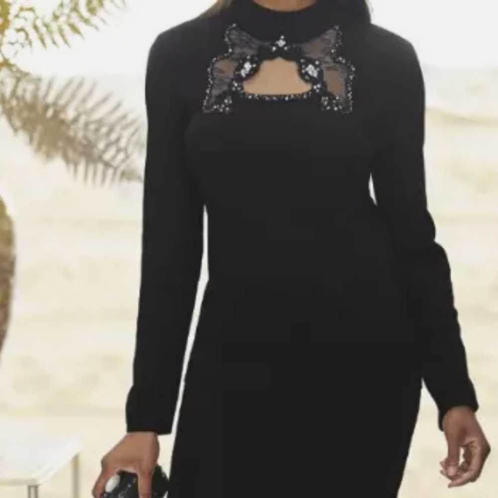 Ashro Gillie  NWT Final $20 / 2 Pc. Knit Skirt Set" Sz. 3X Black - Picture 2 of 10